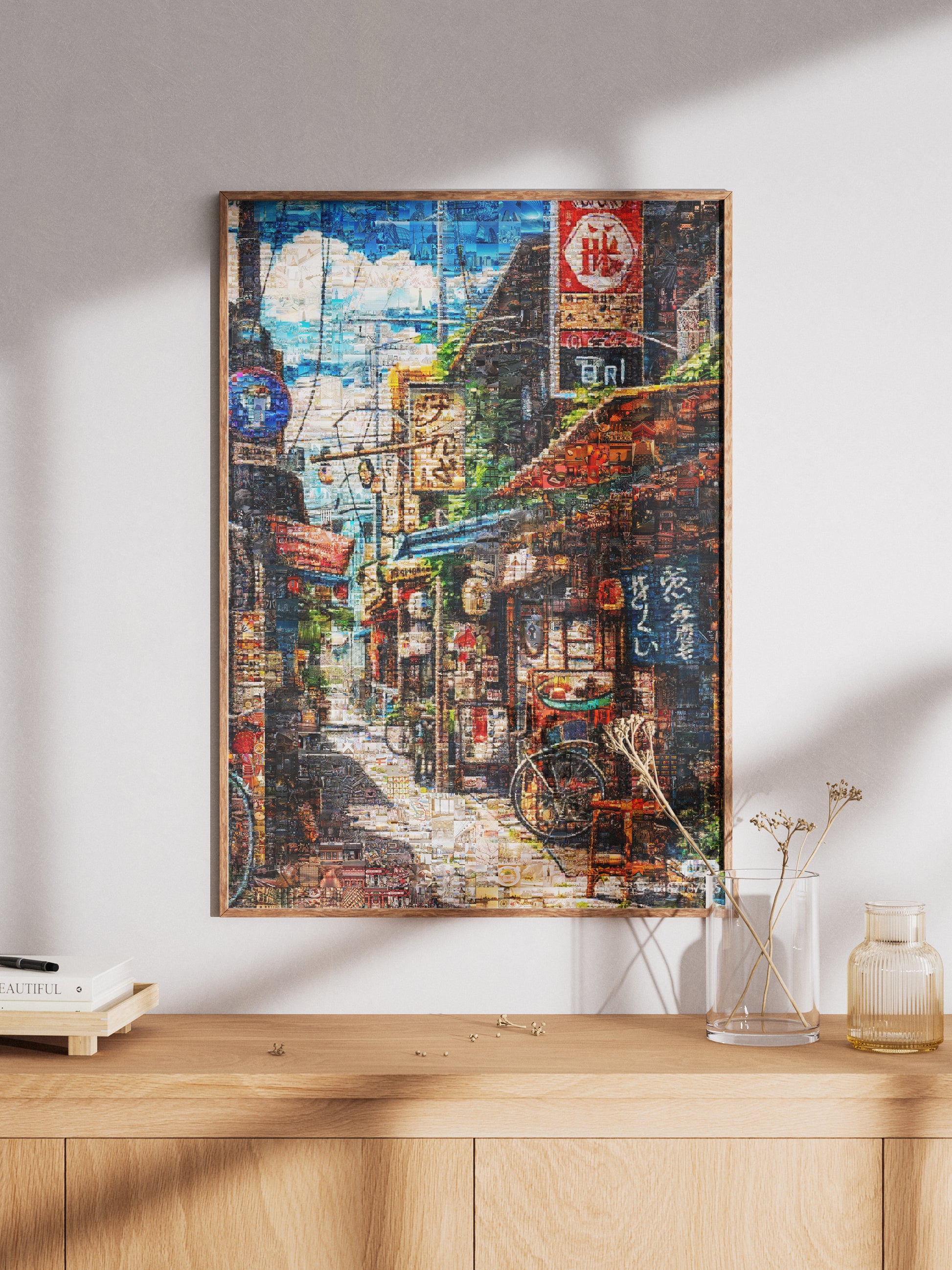 Tokyo Backstreet – Japanese Mosaic Wall Art AtelierMosaics