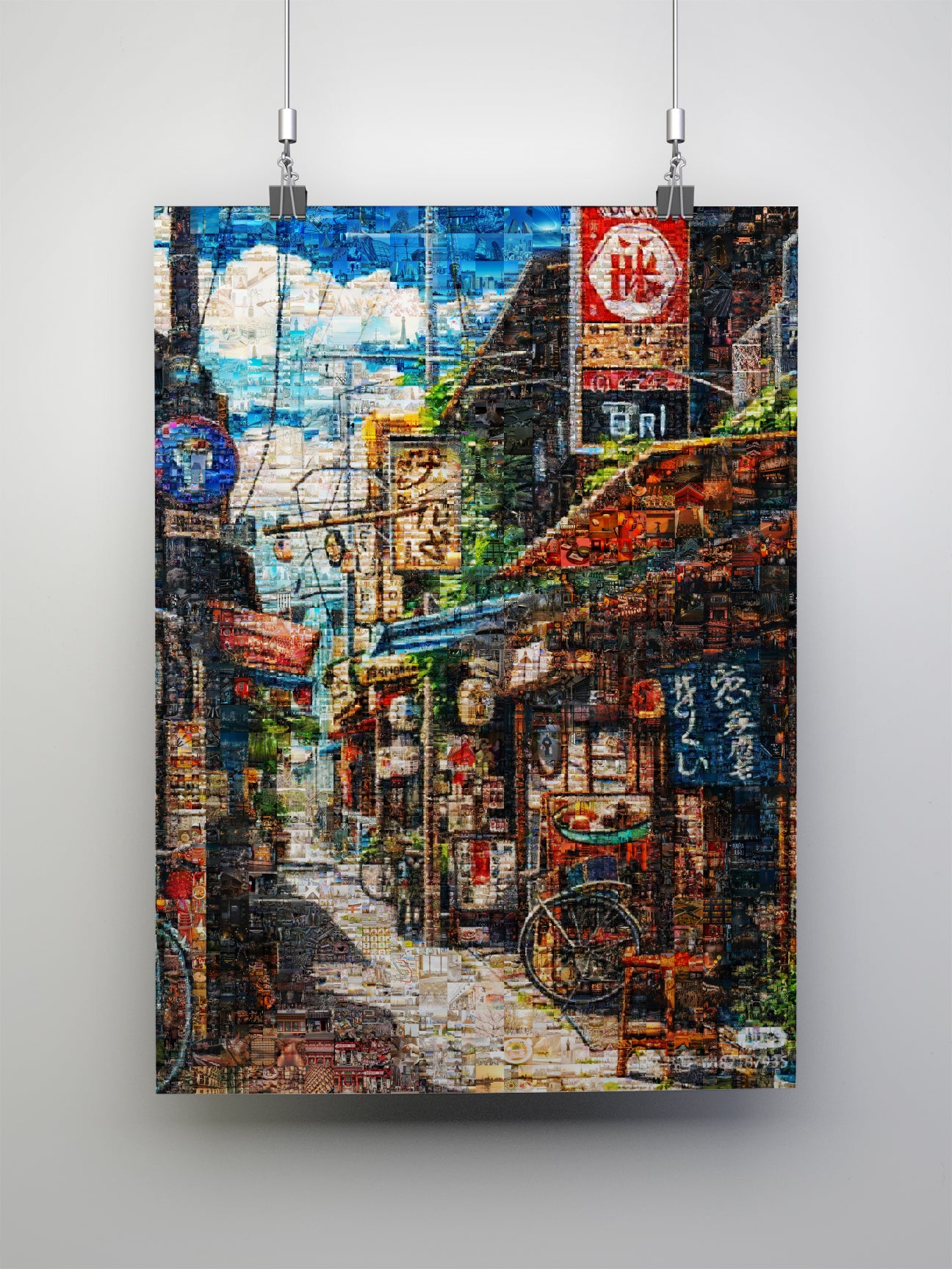 Tokyo Backstreet – Japanese Mosaic Wall Art AtelierMosaics