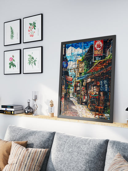 Tokyo Backstreet – Japanese Mosaic Wall Art AtelierMosaics