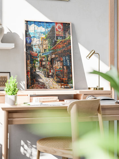 Tokyo Backstreet – Japanese Mosaic Wall Art AtelierMosaics