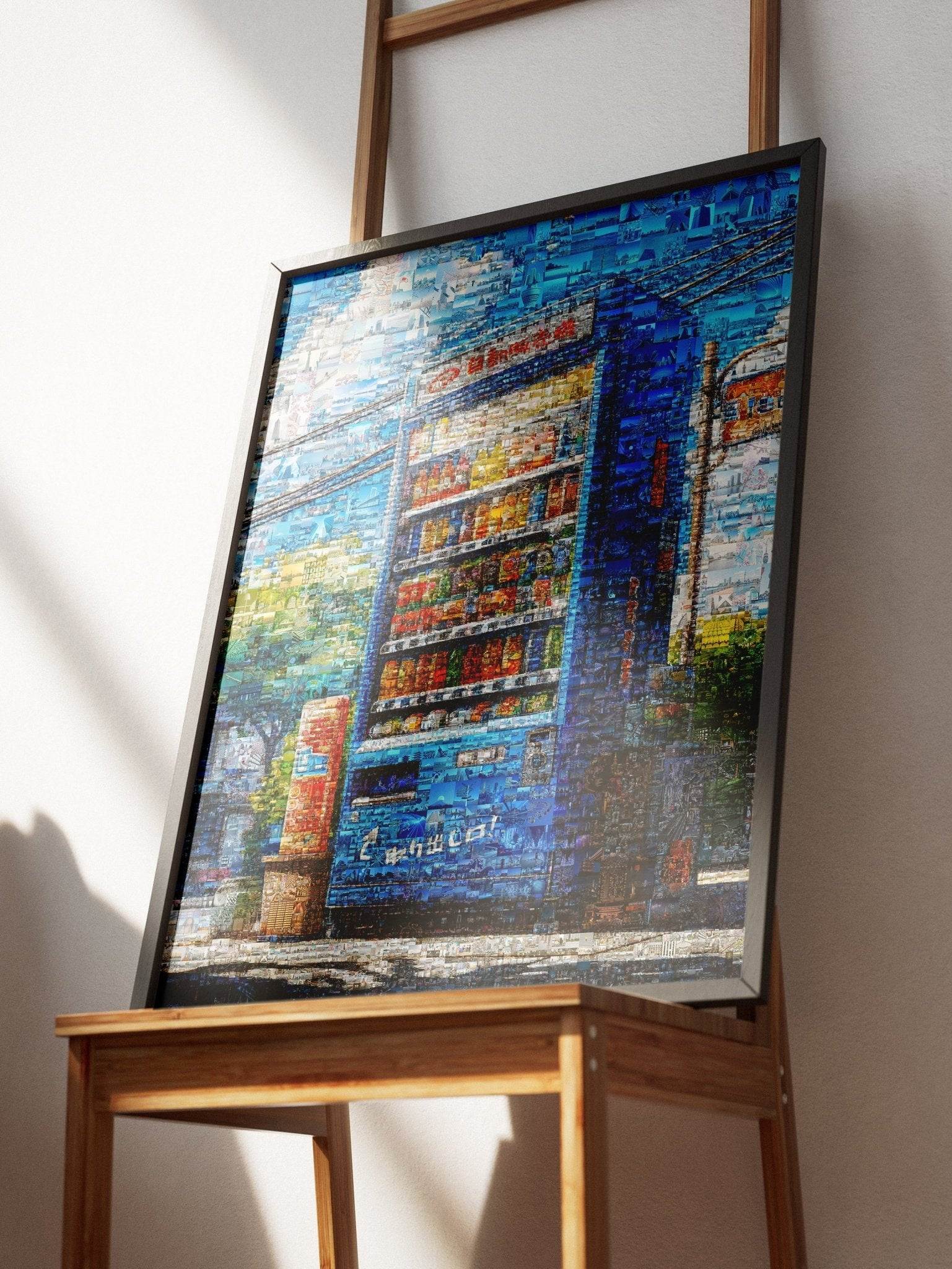 Tokyo Drink Machine – Japanese Vending Mosaic Art - AtelierMosaics