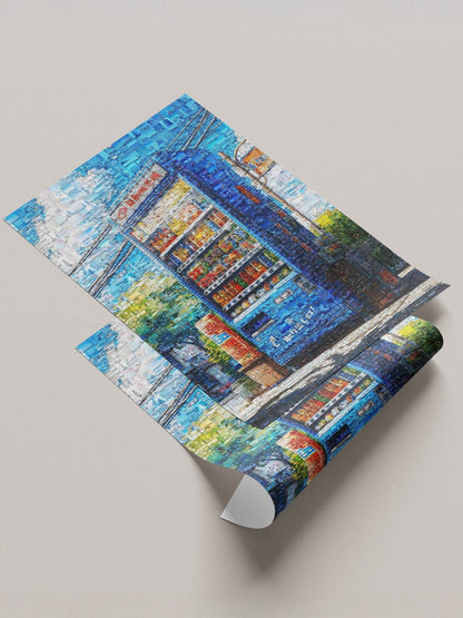Tokyo Drink Machine – Japanese Vending Mosaic Art - AtelierMosaics