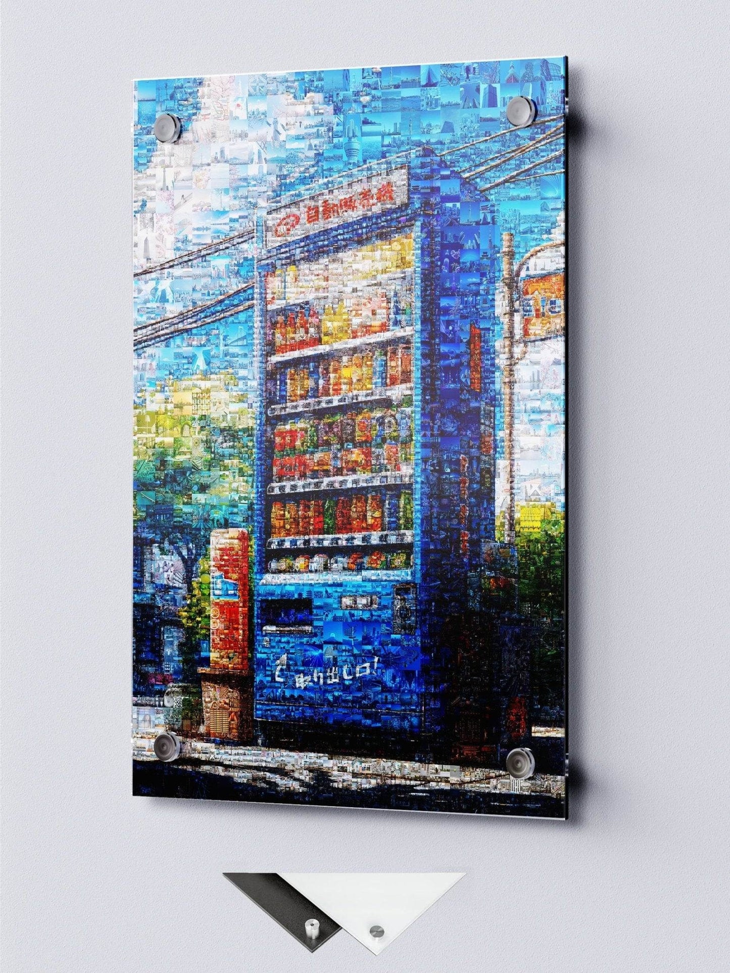 Tokyo Drink Machine – Japanese Vending Mosaic Art - AtelierMosaics