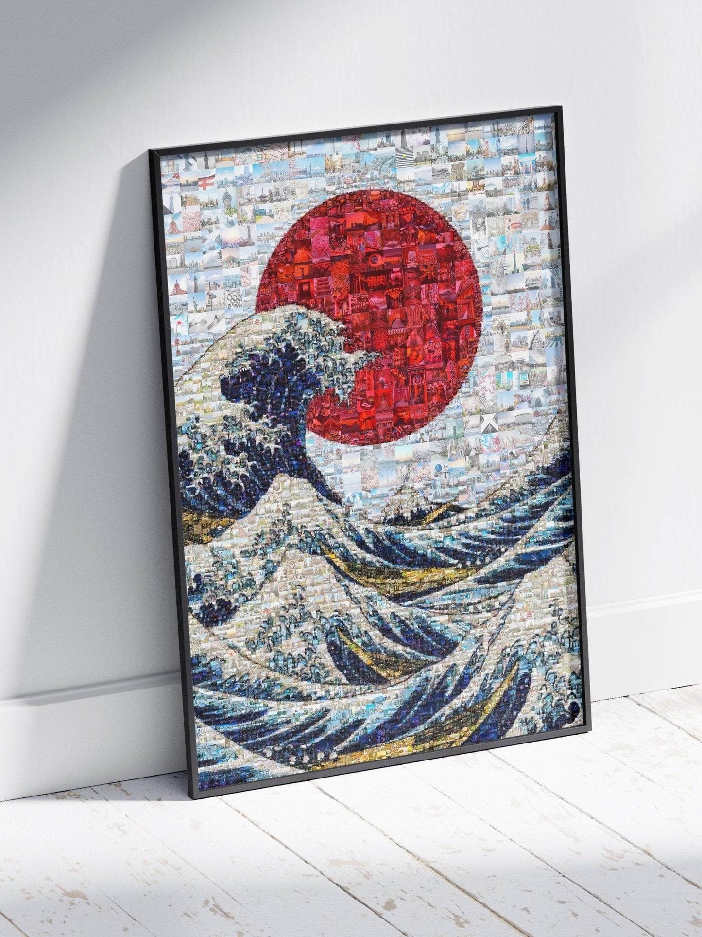 The Great Wave of Japan – Mosaic Wall Art Print - AtelierMosaics