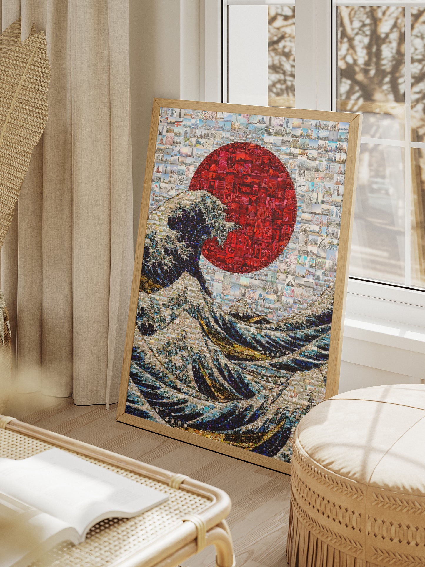 The Great Wave of Japan – Mosaic Wall Art Print AtelierMosaics
