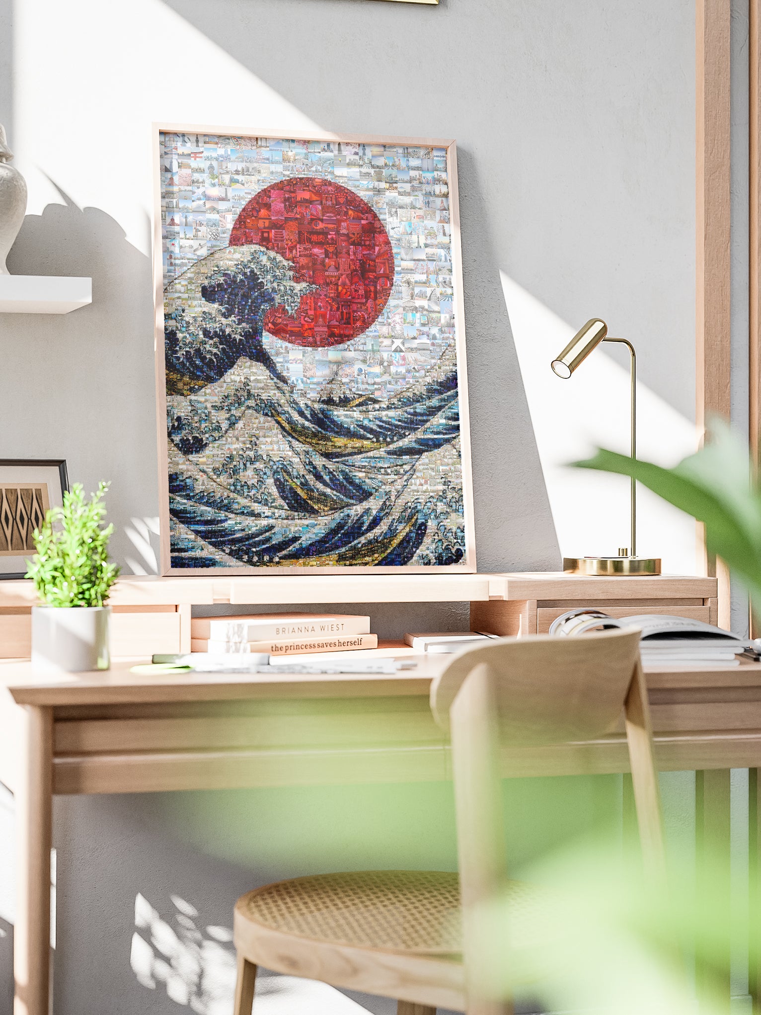 The Great Wave of Japan – Mosaic Wall Art Print AtelierMosaics