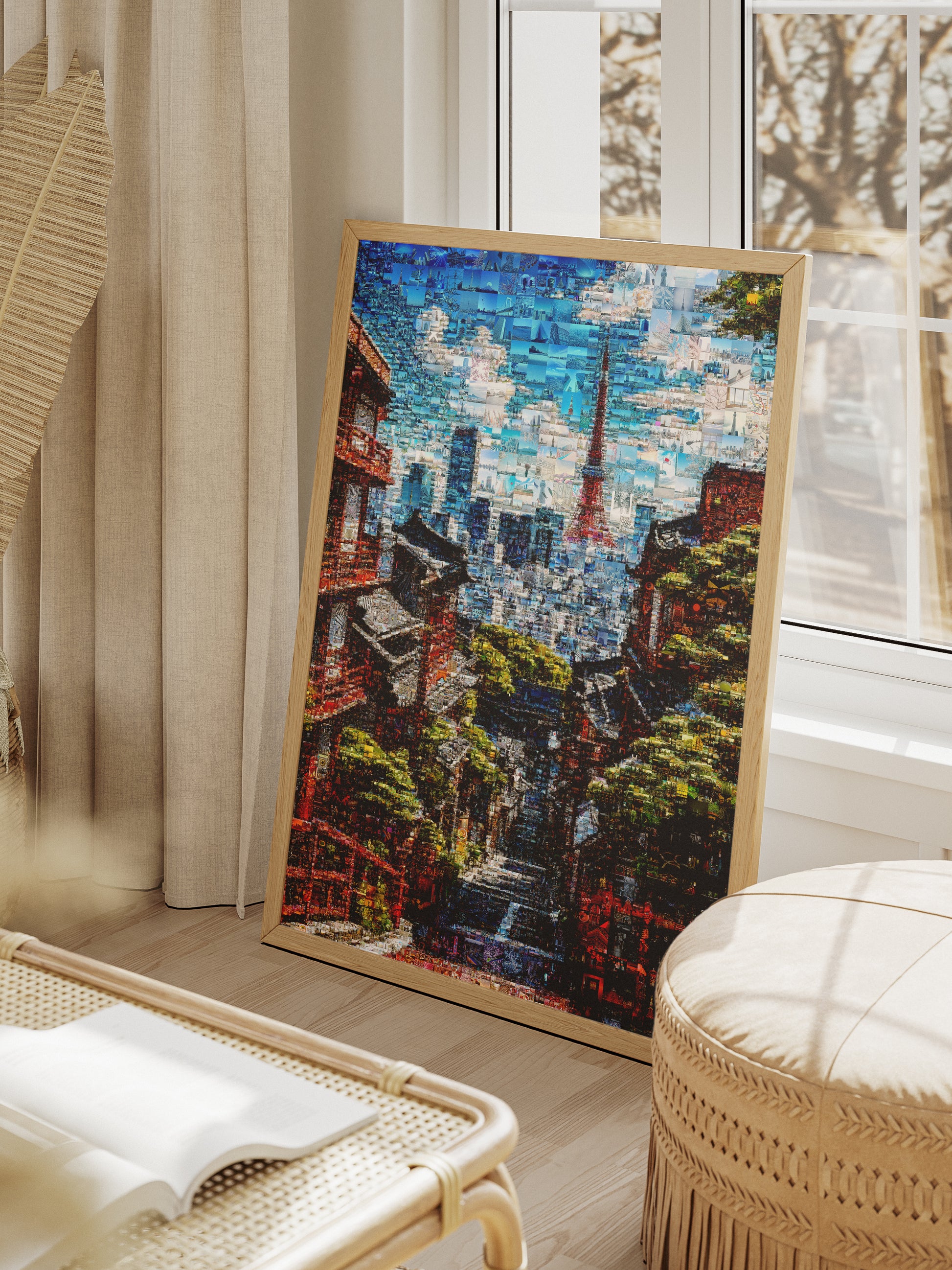 Tokyo Tower View – Japanese Mosaic Wall Art AtelierMosaics