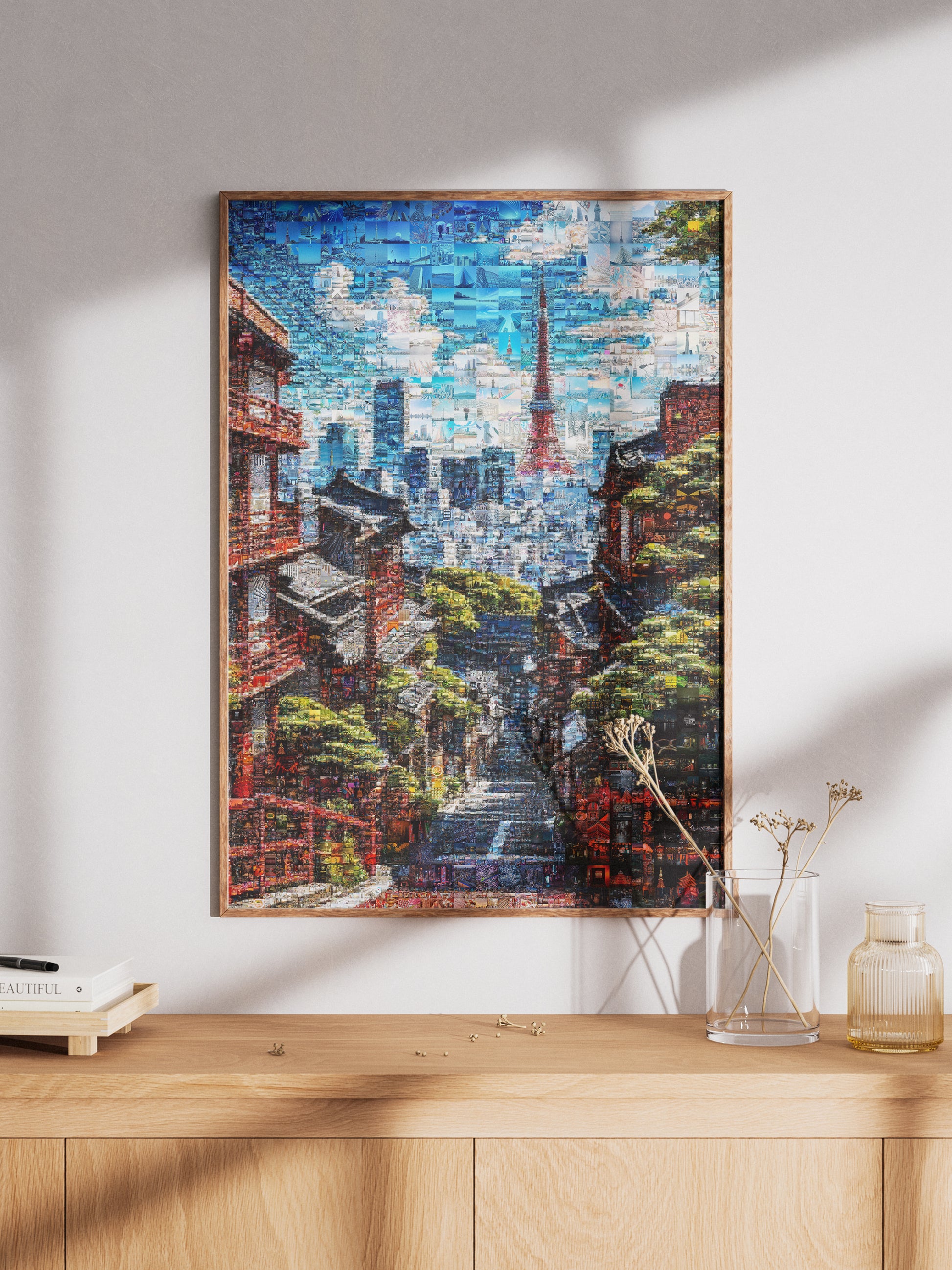 Tokyo Tower View – Japanese Mosaic Wall Art AtelierMosaics