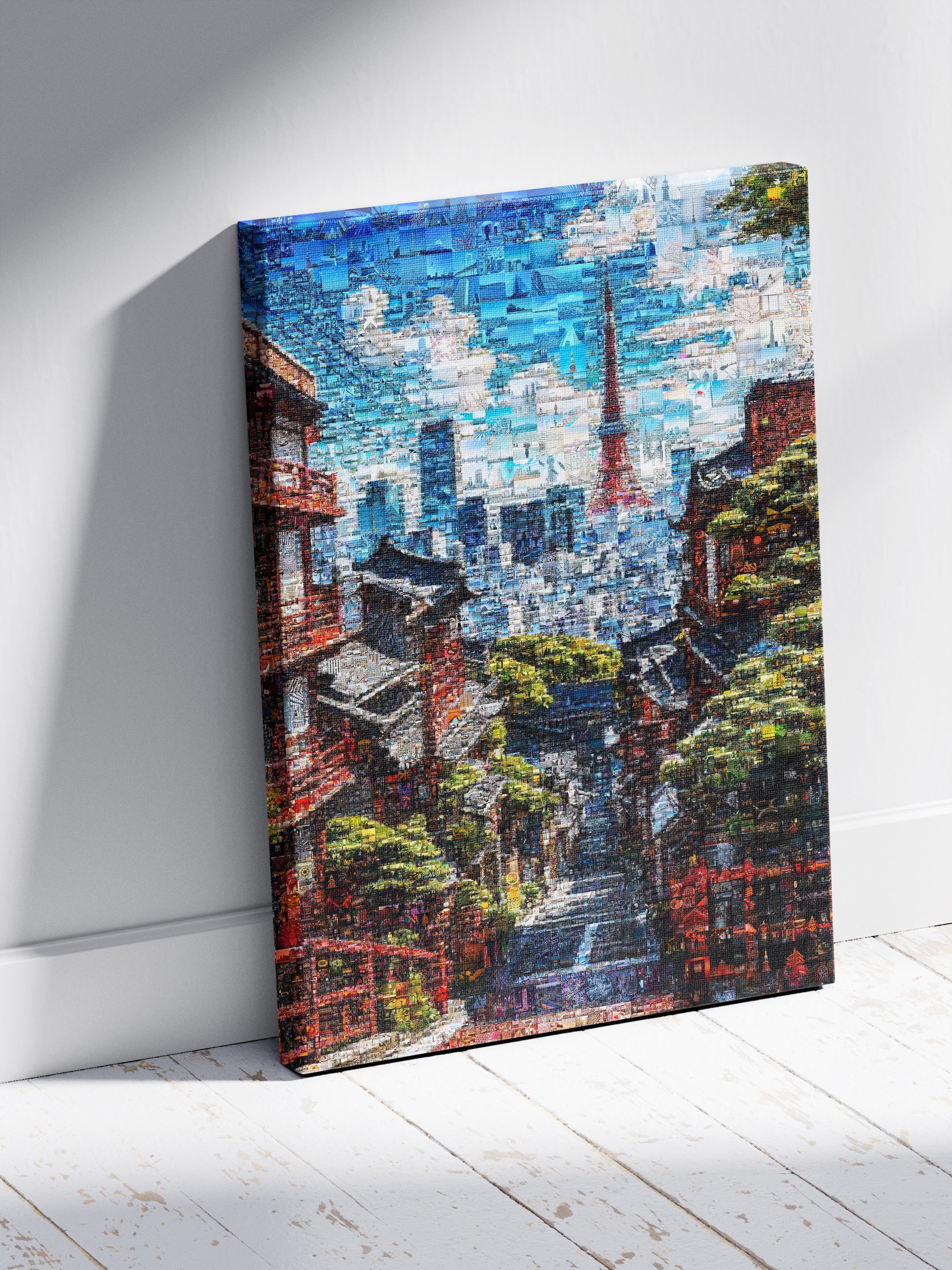 Tokyo Tower View – Japanese Mosaic Wall Art AtelierMosaics