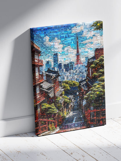 Tokyo Tower View – Japanese Mosaic Wall Art AtelierMosaics