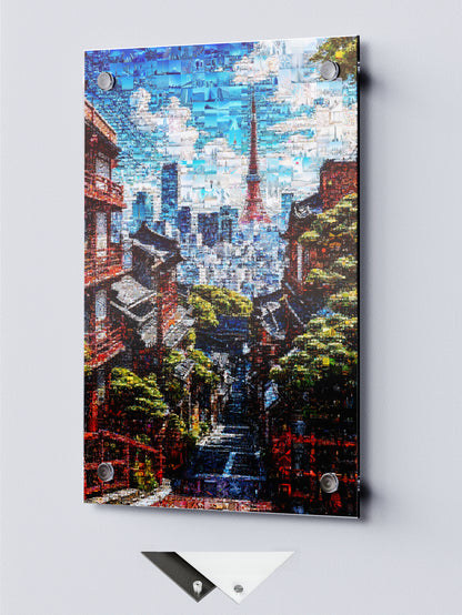 Tokyo Tower View – Japanese Mosaic Wall Art AtelierMosaics