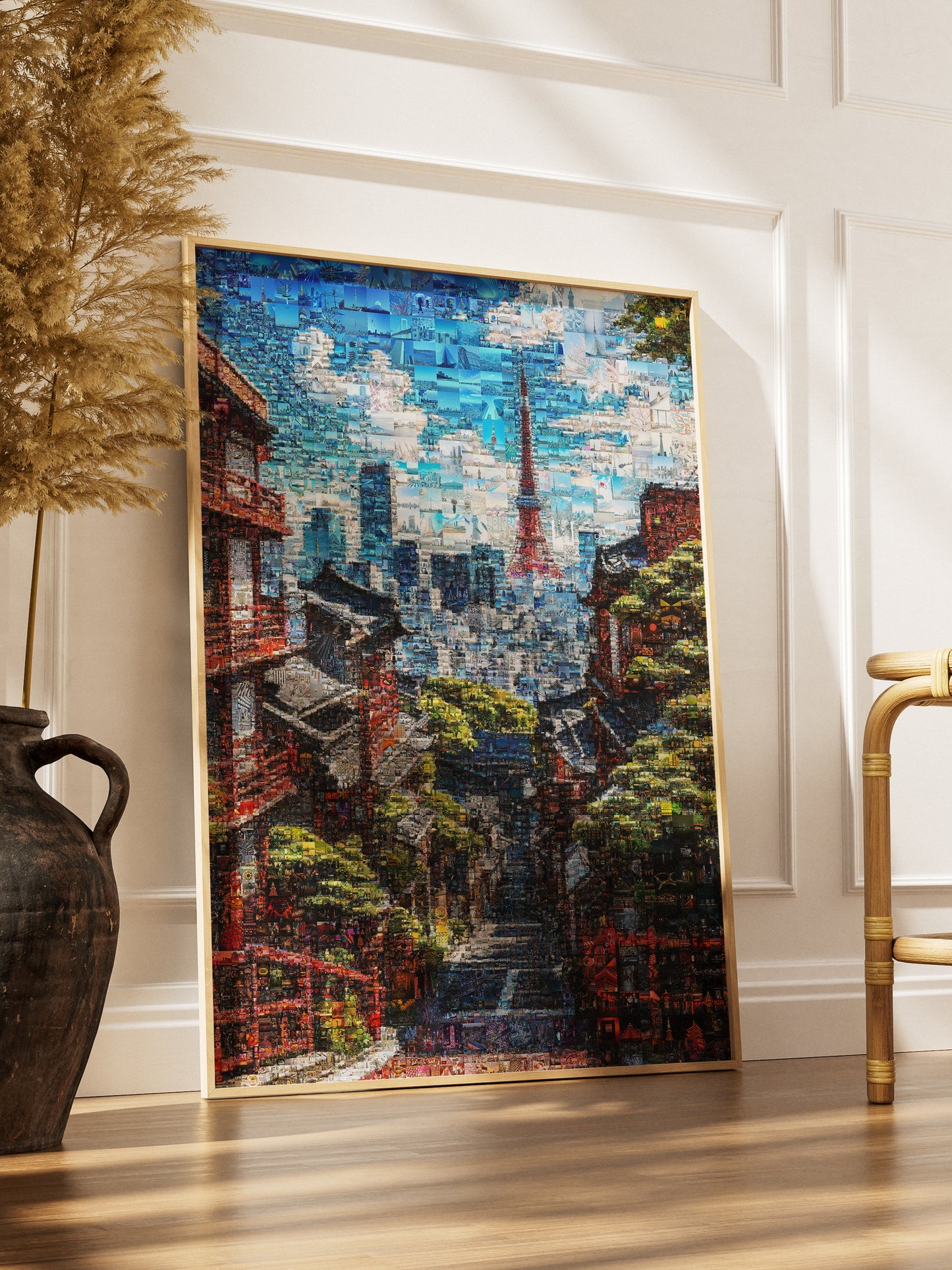 Tokyo Tower View – Japanese Mosaic Wall Art AtelierMosaics