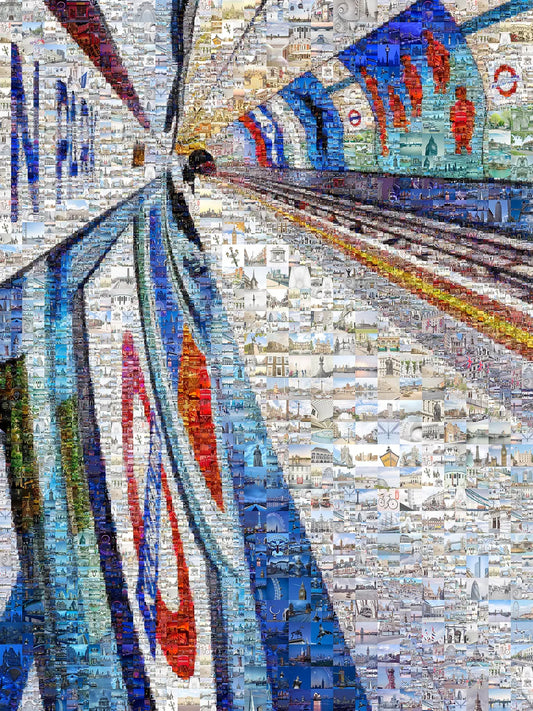 Stunning London Mosaic Artwork - Unique Subway Art for Home Decor and Collectors AtelierMosaics