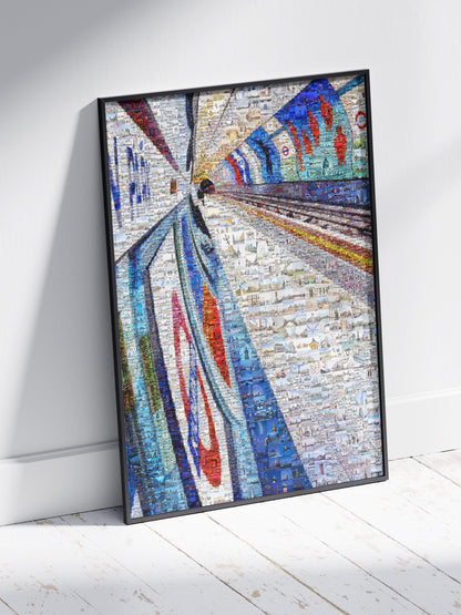 Stunning London Mosaic Artwork - Unique Subway Art for Home Decor and Collectors AtelierMosaics