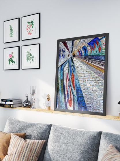Stunning London Mosaic Artwork - Unique Subway Art for Home Decor and Collectors AtelierMosaics