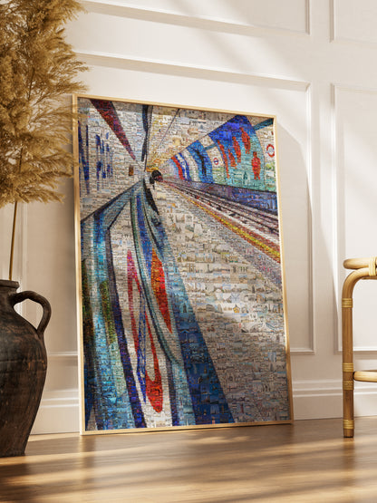 Stunning London Mosaic Artwork - Unique Subway Art for Home Decor and Collectors AtelierMosaics