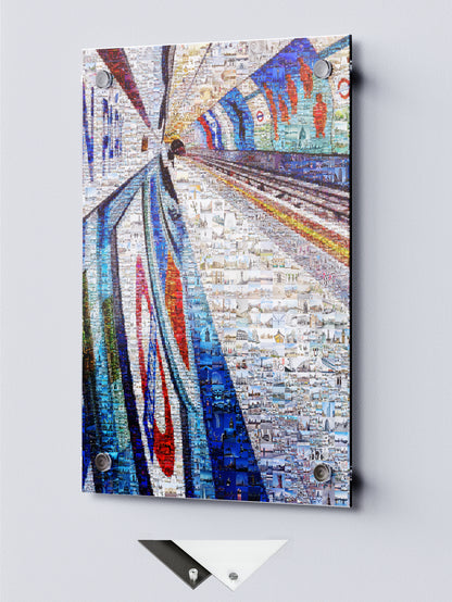 Stunning London Mosaic Artwork - Unique Subway Art for Home Decor and Collectors AtelierMosaics