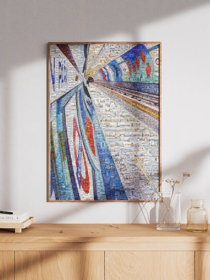 Stunning London Mosaic Artwork - Unique Subway Art for Home Decor and Collectors AtelierMosaics