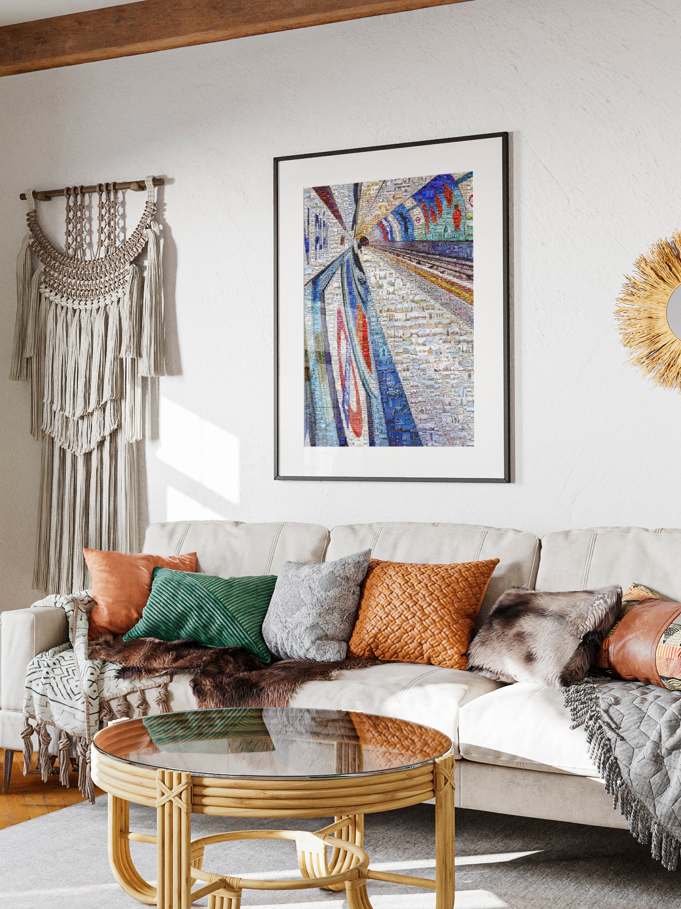 Stunning London Mosaic Artwork - Unique Subway Art for Home Decor and Collectors AtelierMosaics