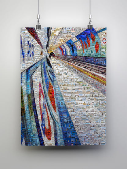 Stunning London Mosaic Artwork - Unique Subway Art for Home Decor and Collectors AtelierMosaics