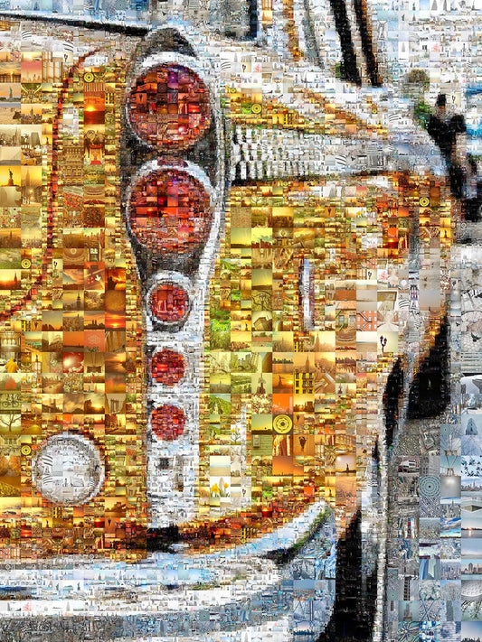 Stunning Mosaic Artwork: Captivating Collage of Colorful Images for Your Home or Office Decor AtelierMosaics