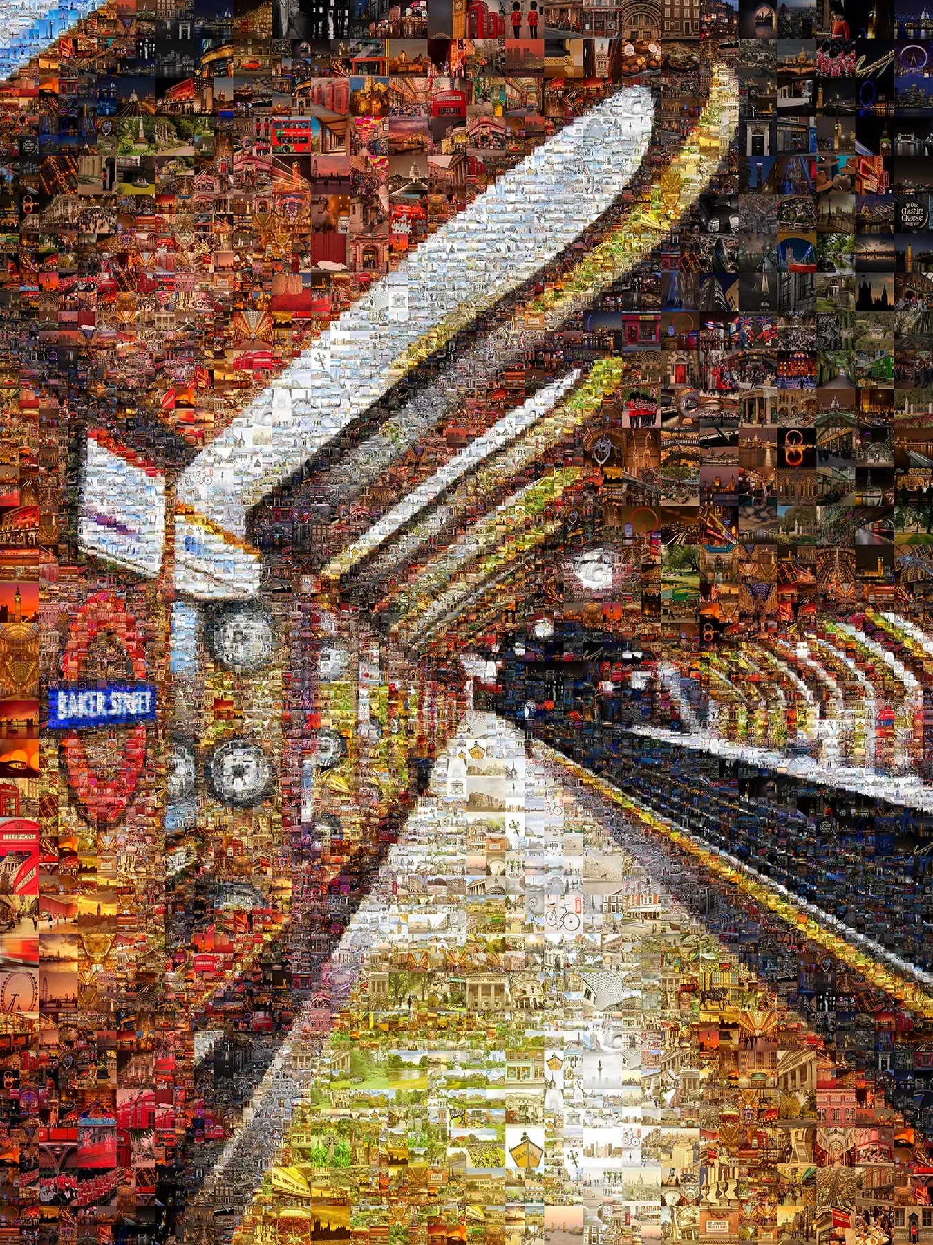 Stunning London Mosaic Art - Baker Street Subway Station Artwork for Home Decor AtelierMosaics
