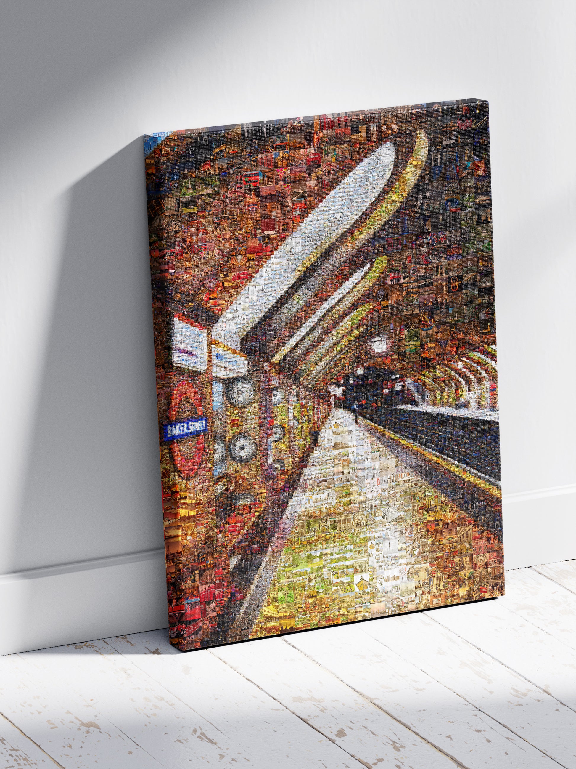Stunning London Mosaic Art - Baker Street Subway Station Artwork for Home Decor AtelierMosaics