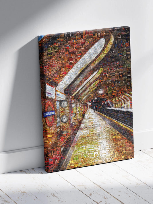 Stunning London Mosaic Art - Baker Street Subway Station Artwork for Home Decor AtelierMosaics