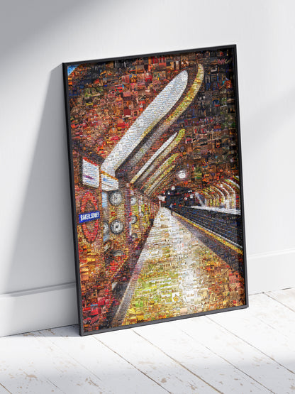 Stunning London Mosaic Art - Baker Street Subway Station Artwork for Home Decor AtelierMosaics