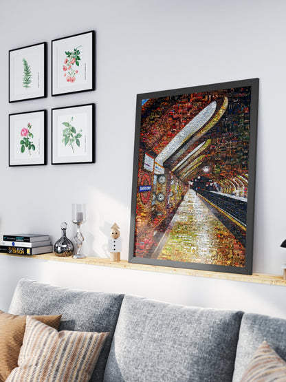 Stunning London Mosaic Art - Baker Street Subway Station Artwork for Home Decor AtelierMosaics