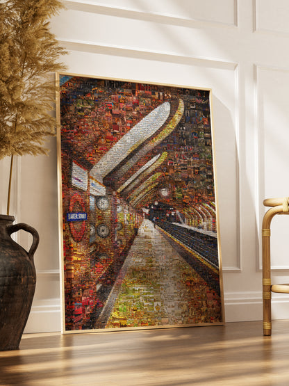 Stunning London Mosaic Art - Baker Street Subway Station Artwork for Home Decor AtelierMosaics