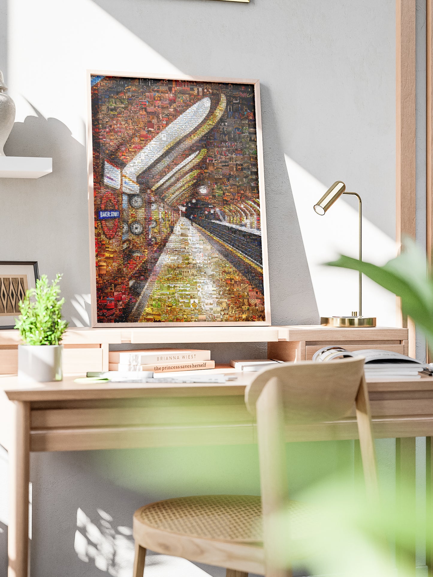 Stunning London Mosaic Art - Baker Street Subway Station Artwork for Home Decor AtelierMosaics