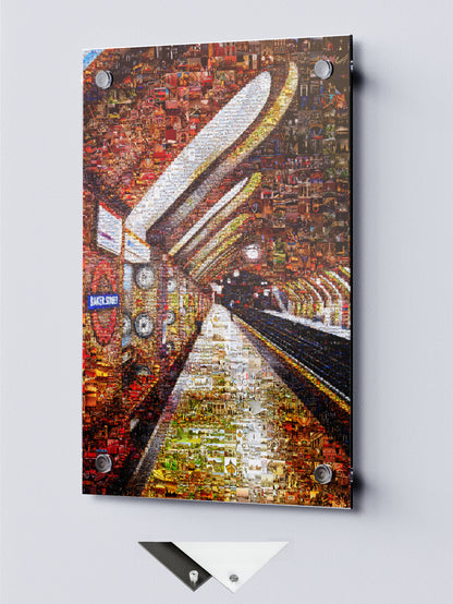 Stunning London Mosaic Art - Baker Street Subway Station Artwork for Home Decor AtelierMosaics