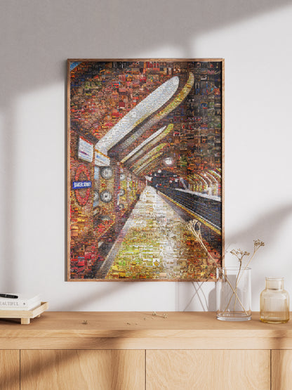 Stunning London Mosaic Art - Baker Street Subway Station Artwork for Home Decor AtelierMosaics