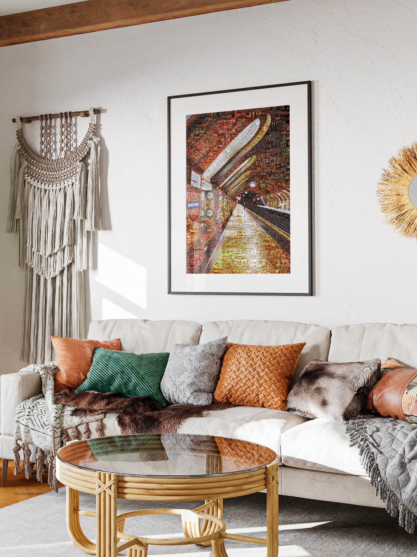 Stunning London Mosaic Art - Baker Street Subway Station Artwork for Home Decor AtelierMosaics