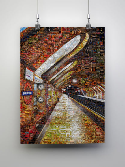 Stunning London Mosaic Art - Baker Street Subway Station Artwork for Home Decor AtelierMosaics