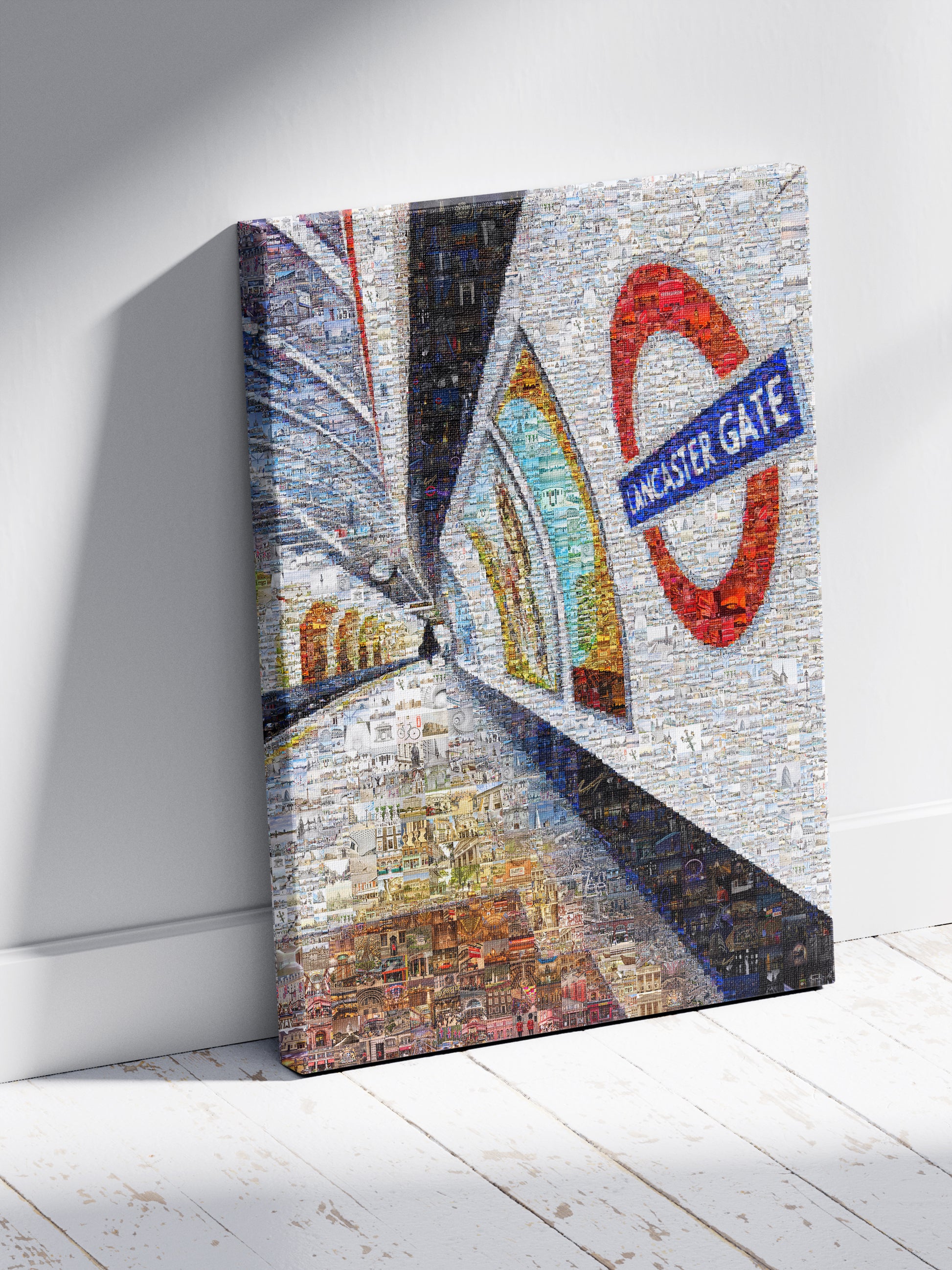 Stunning London Mosaic Art - Lancaster Gate Underground Station Artwork AtelierMosaics