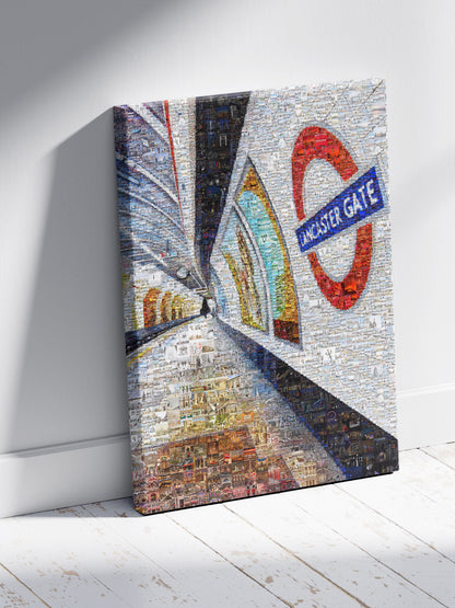 Stunning London Mosaic Art - Lancaster Gate Underground Station Artwork AtelierMosaics