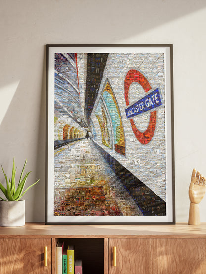 Stunning London Mosaic Art - Lancaster Gate Underground Station Artwork AtelierMosaics