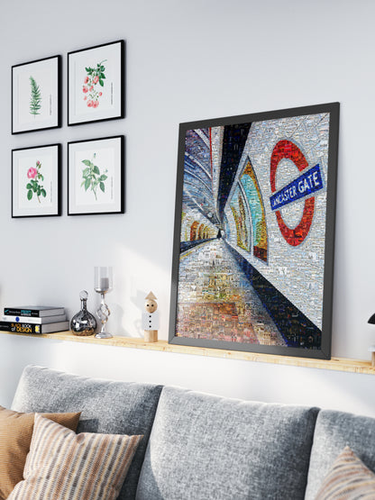 Stunning London Mosaic Art - Lancaster Gate Underground Station Artwork AtelierMosaics