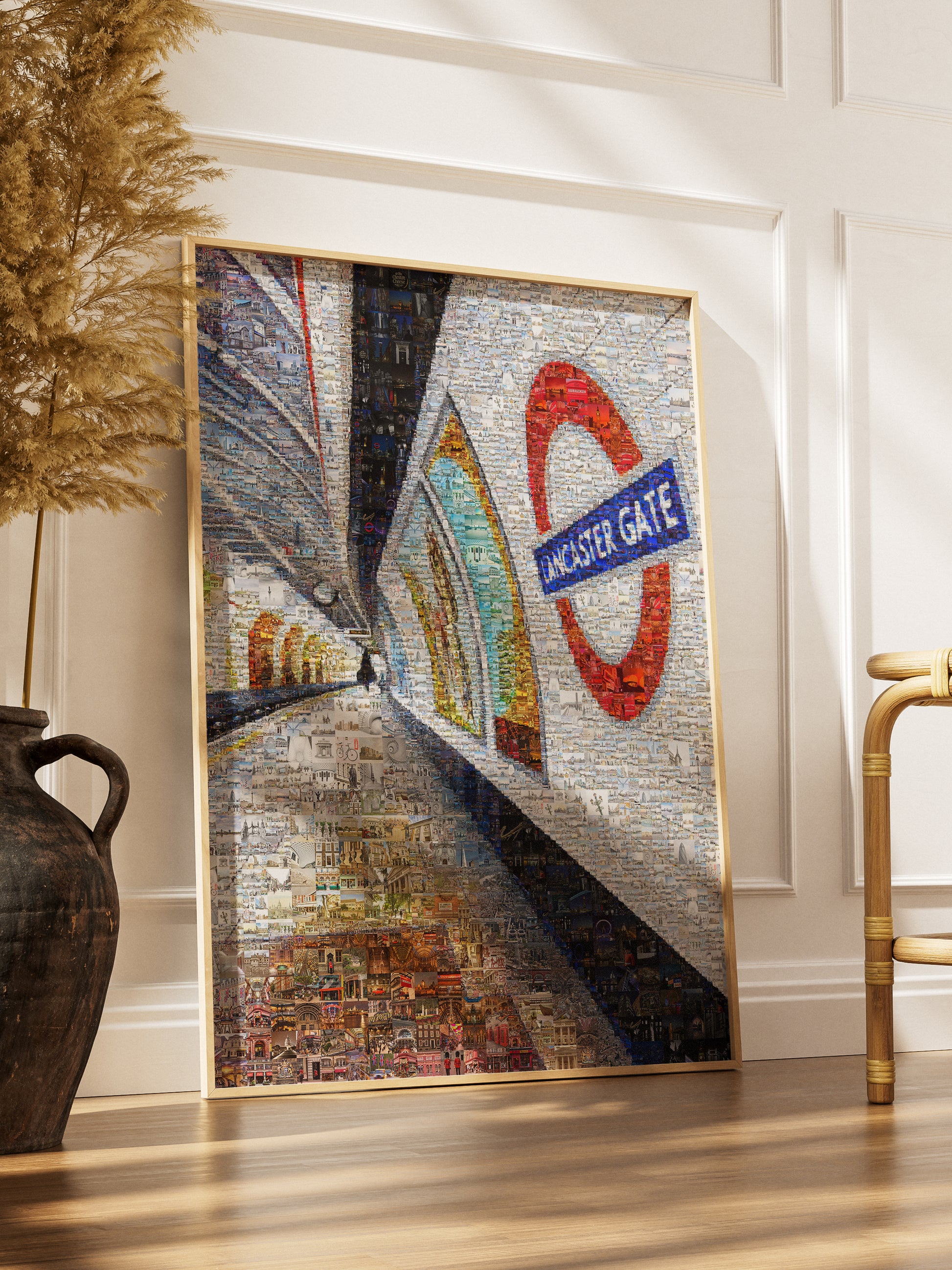 Stunning London Mosaic Art - Lancaster Gate Underground Station Artwork AtelierMosaics