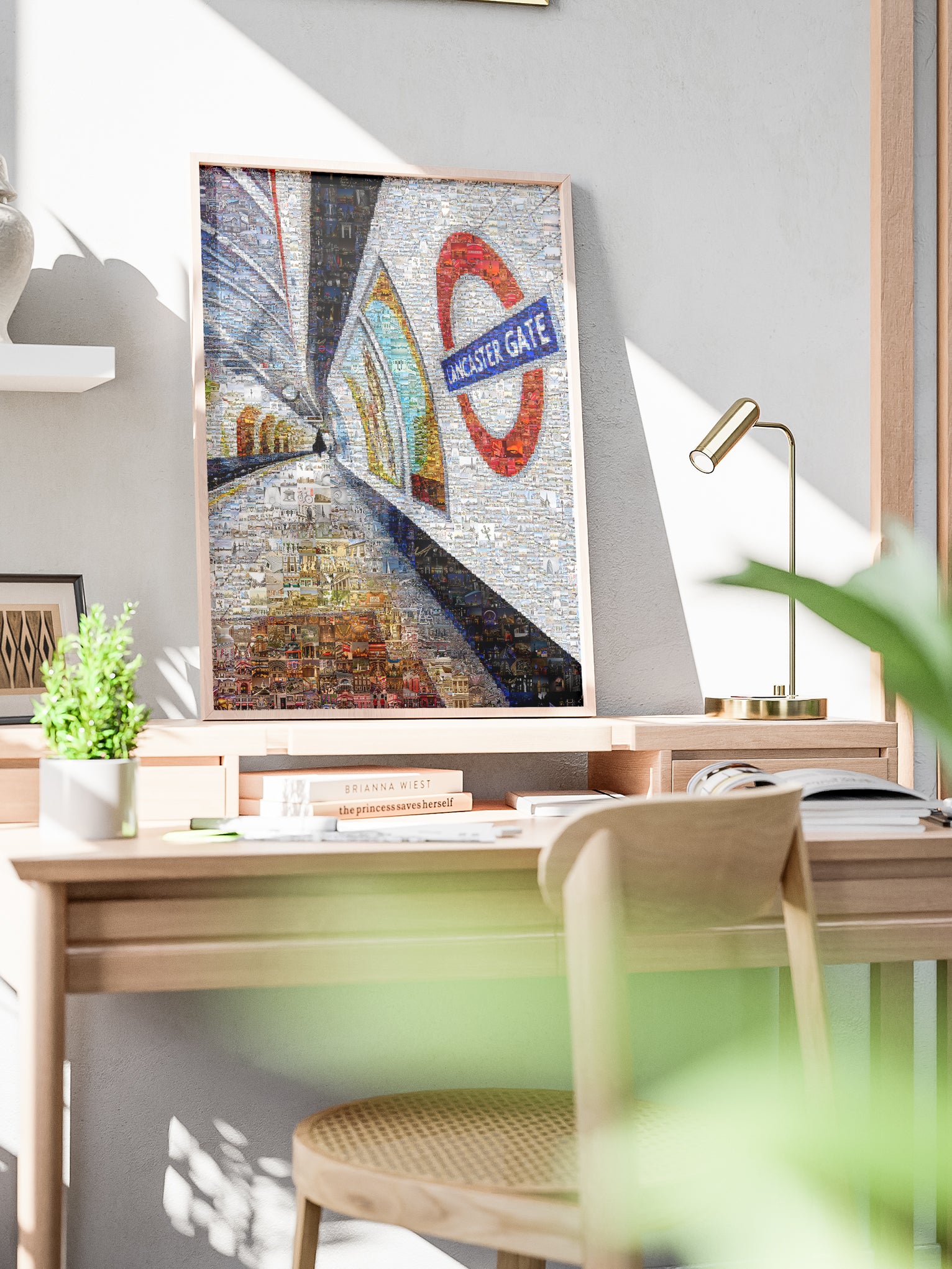 Stunning London Mosaic Art - Lancaster Gate Underground Station Artwork AtelierMosaics