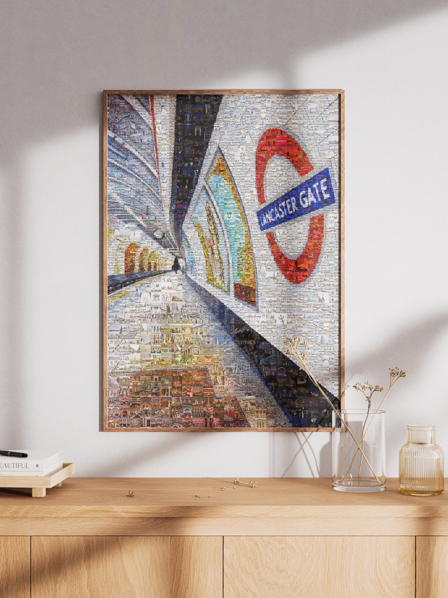 Stunning London Mosaic Art - Lancaster Gate Underground Station Artwork AtelierMosaics