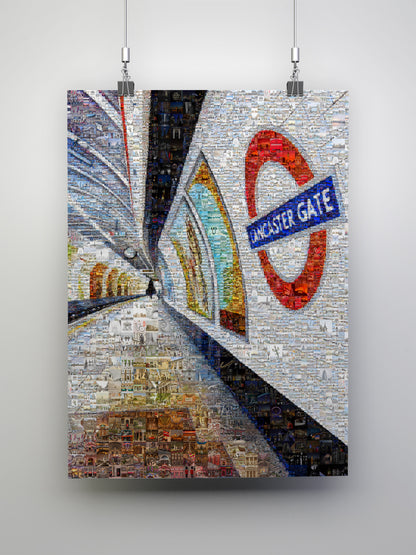Stunning London Mosaic Art - Lancaster Gate Underground Station Artwork AtelierMosaics