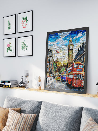 Stunning London Mosaic Art: Iconic Landmarks and Vibrant City Life AtelierMosaics