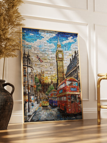 Stunning London Mosaic Art: Iconic Landmarks and Vibrant City Life AtelierMosaics