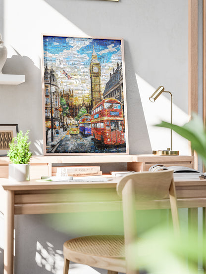 Stunning London Mosaic Art: Iconic Landmarks and Vibrant City Life AtelierMosaics