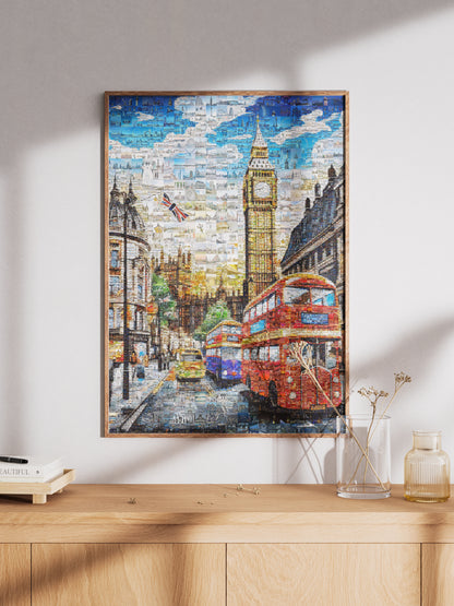 Stunning London Mosaic Art: Iconic Landmarks and Vibrant City Life AtelierMosaics