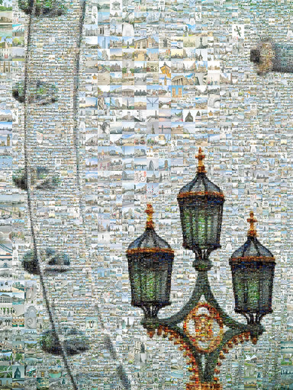 Stunning London Mosaic Art Print - Iconic Landmarks & Heritage AtelierMosaics