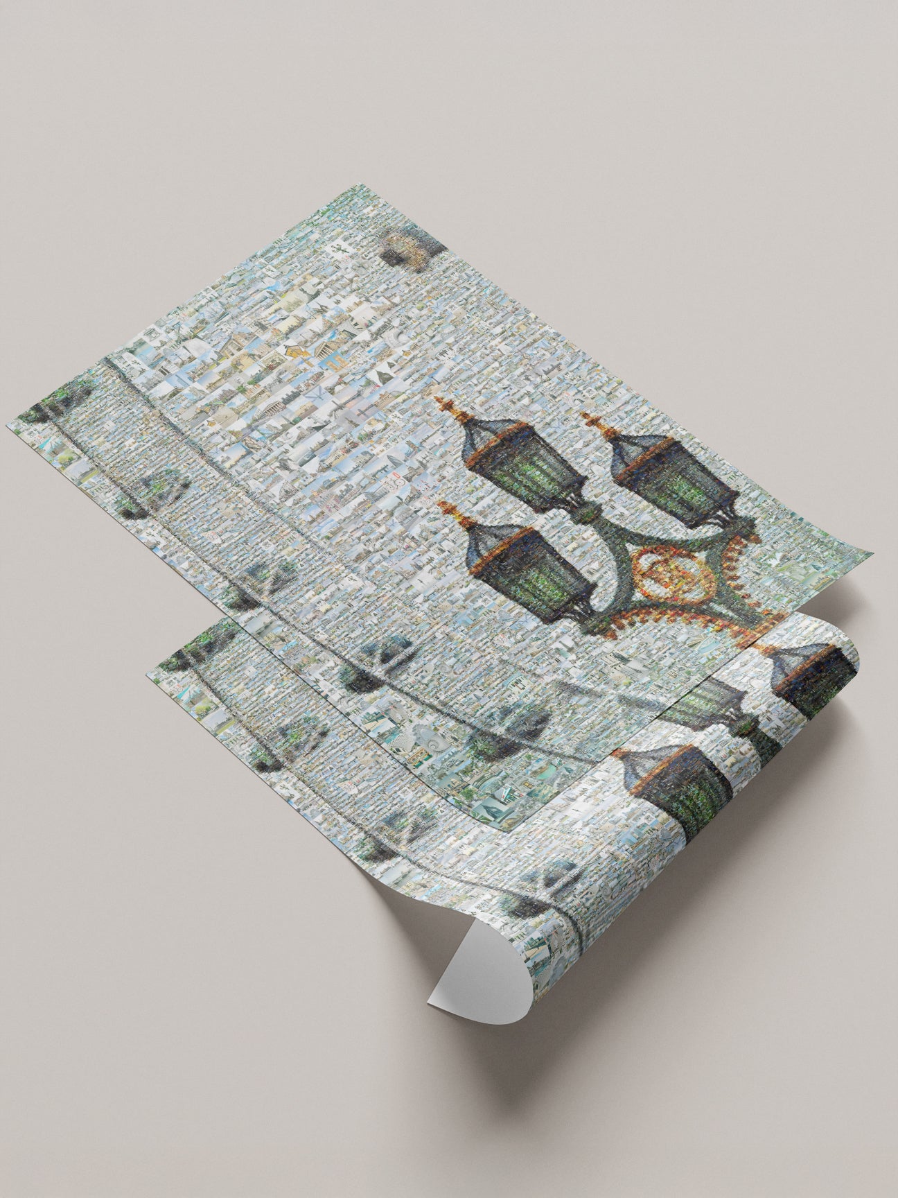 Stunning London Mosaic Art Print - Iconic Landmarks & Heritage AtelierMosaics